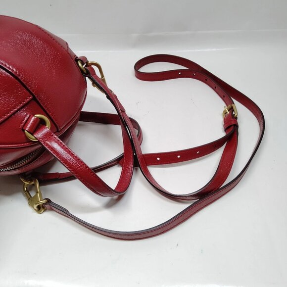 Gucci Red Leather Hand Bag mon910-103125 - Picture 10 of 16